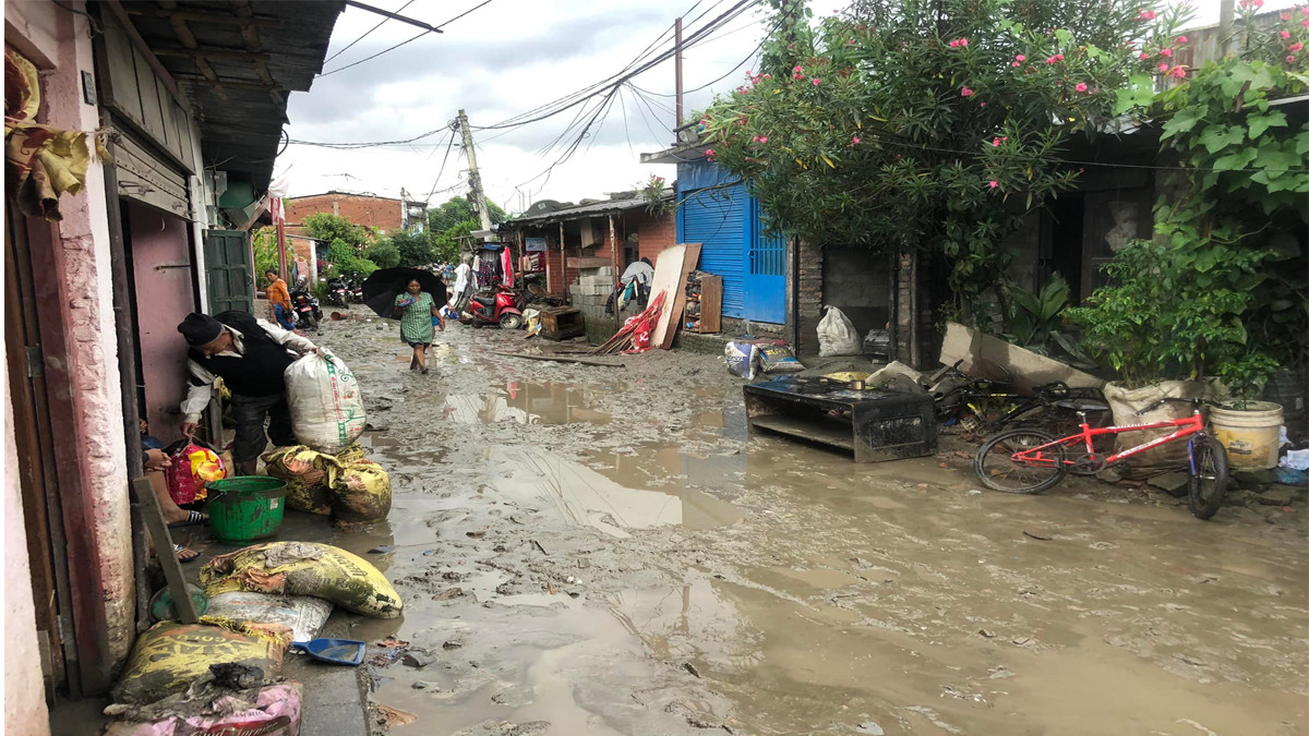 Flooded Manohara river damages property worth Rs 7.5 million